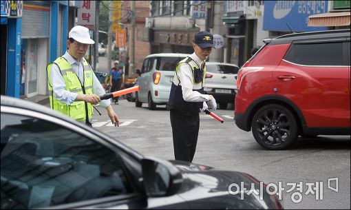 [포토]교통 헬 정리 나선 박원순 시장