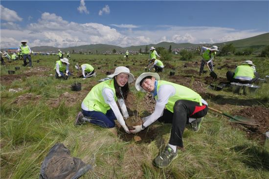 KT&G, 몽골에 생태복원 봉사단 파견