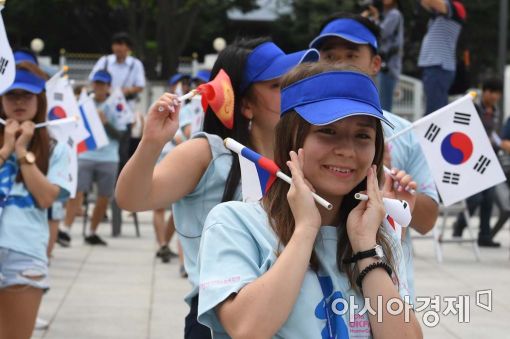 [포토]'다함께 외쳐요! 아리랑!'