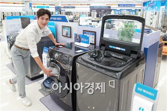 삼성, '블랙 캐비어' 색상 액티브워시·애드워시 출시
