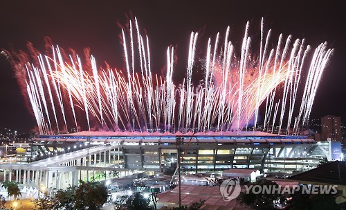 2016 리우올림픽 개막식 리허설 / 사진=연합뉴스