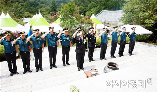 곡성경찰, 태안사작전 전몰경찰관 위령제 개최 