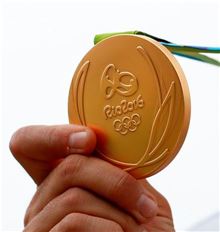 ▲2016 리우 올림픽 금메달(사진=AP연합뉴스)
