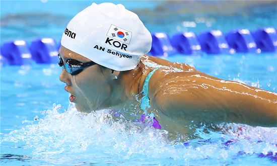 [리우올림픽] 안세현, 접영 200m 준결승 13위 '결승 좌절'