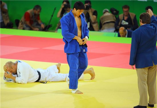 [포토] 곽동한, 90kg급 '값진 동메달' 