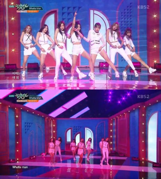 아이오아이, 소녀들의 파격 변신 무대…눈빛부터 섹시한 ‘Whatta man’ 