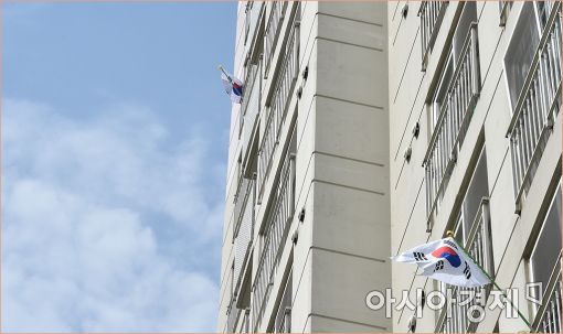 [포토]태극기 '실종'