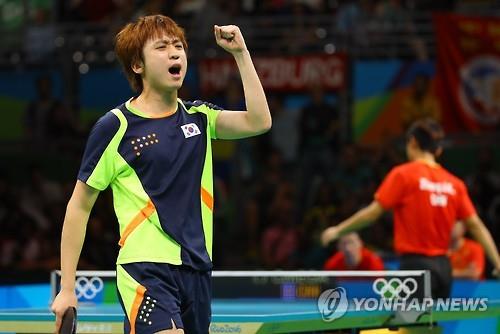 [리우올림픽]탁구 정영식, 중국에 역전패 “두뇌 플레이에 졌다”