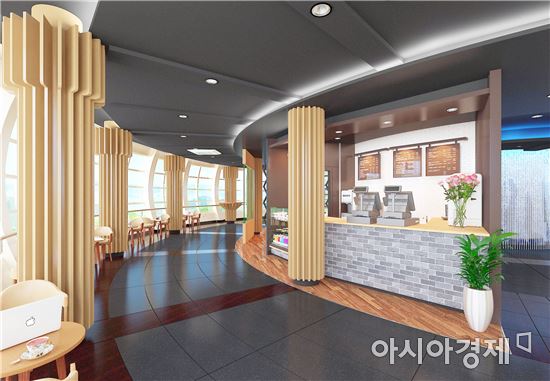 완도타워 전망층에 카페조성,다도해 절경 한눈에...