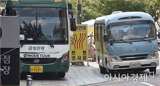 서울시 관광버스 불법 주·정차 해마다↑…일평균 224건