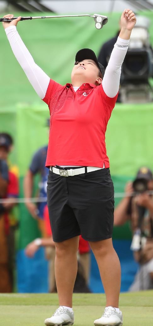 [포토] 박인비의 '골든 그랜드슬램' 