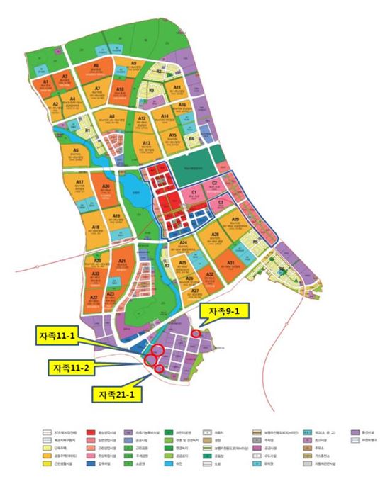 LH, 미사강변도시 자족시설·일반상업용지 12필지 분양