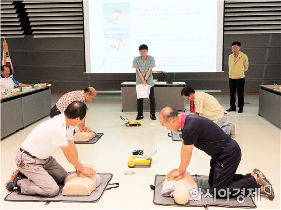 보성군 조성면, 을지연습 연계 주민대피 훈련 실시