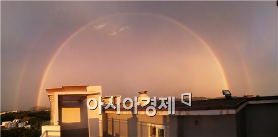 [포토] 용인의 쌍무지개