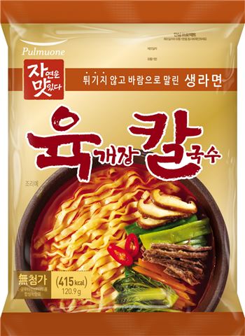 풀무원 ‘자연은 맛있다 육개장칼국수’ 판매 2000만개 돌파