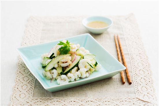 「오늘의 레시피」오징어 오이냉채