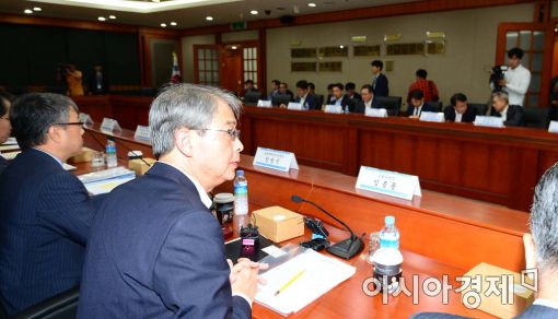 [포토]임종룡 금융위원장, "가계부채, 최우선 정책 순위" 