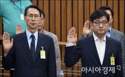 [포토]가습기청문회 불려나온 롯데마트 대표
