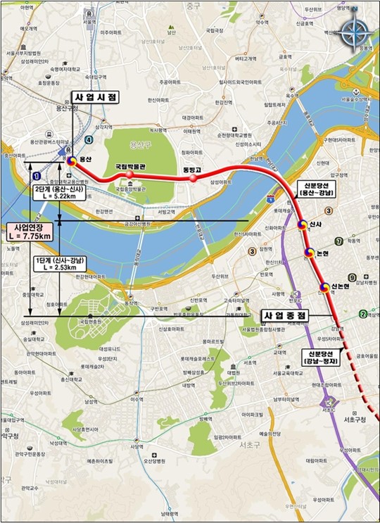 신분당선 강남 구간 착공, 2022년 개통…광교~신사 40분 만에 주파