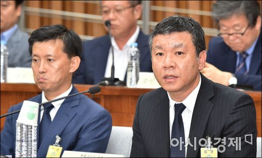 [포토]가습기청문회 출석한 김천수 헨켈코리아