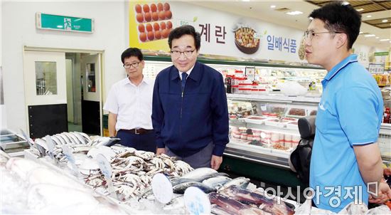 이낙연 전남지사, 김영란법…농어업 피해 대처 방안 현장 점검
