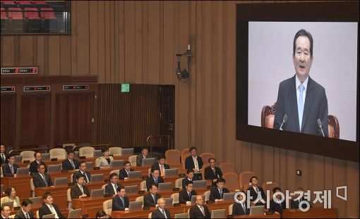 [포토]개회사하는 정세균 의장