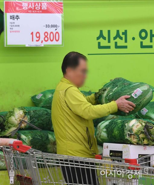 [포토]치솟는 채솟값, 추석 이후에나 내린다 