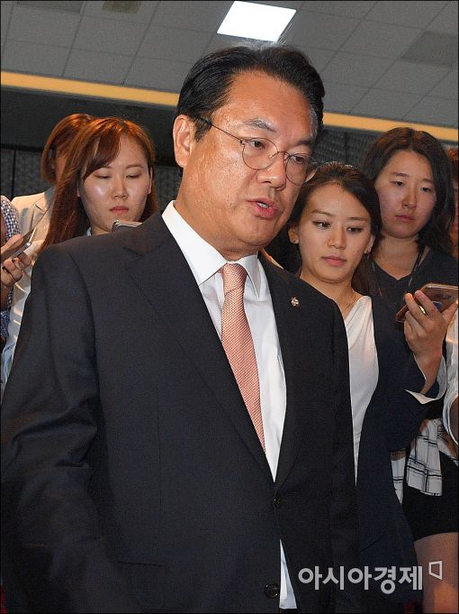 [포토]정진석 "국회 농성 그만할것"