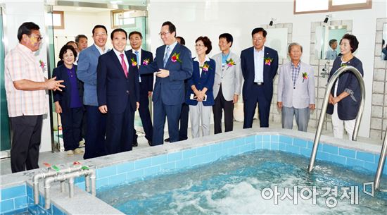 순창 팔덕면 작은목욕탕 준공‘추석기쁨 두배’