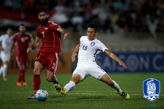 [월드컵 최종예선] 한국, 헛심 공격 끝에 시리아와 0-0 무승부
