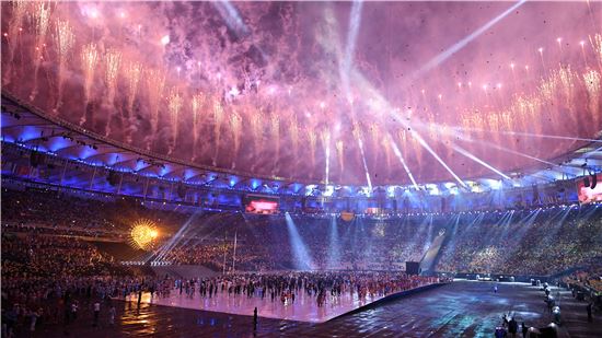 [포토]리우패럴림픽 성대한 개막을 알리는 축포