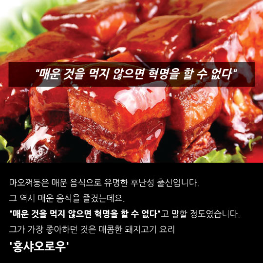 [카드뉴스]홍샤오로우 먹고, 너무 맛있다 '마오'