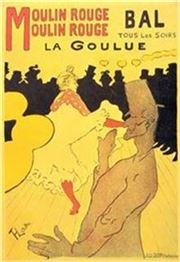 로트레크가 그린 판화 포스터 '물랑루즈 : 라 굴뤼'.