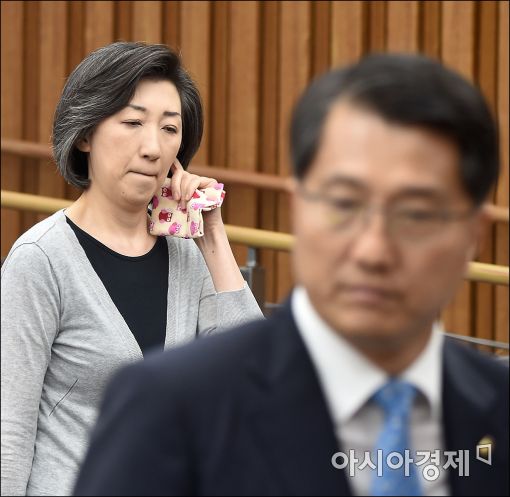 [포토]최은영 전 한진해운 회장, '서별관 청문회' 참석