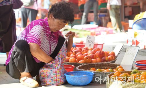 [포토]추석 앞둔 어머니 마음