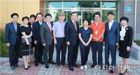 장만채 전남도교육감, 추석맞이 사회복지시설 위문·격려