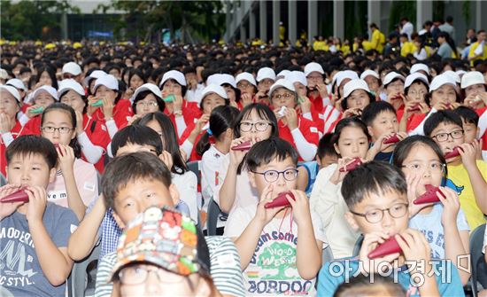 [포토]2016 남구민 오카리나 대합주,기네스월드레코드 기록 도전