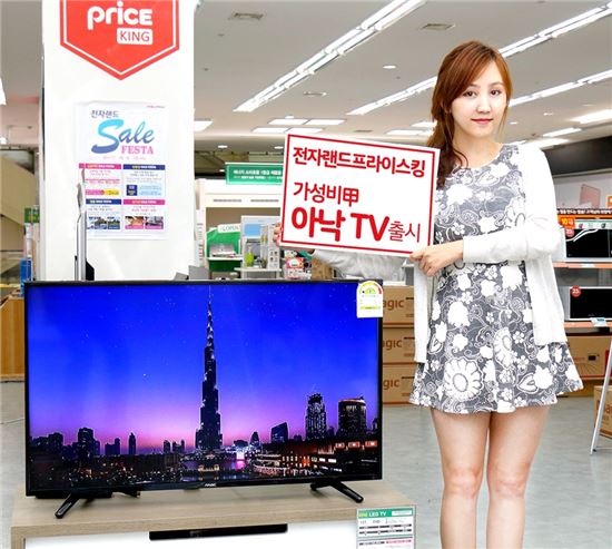 전자랜드, 자체브랜드 '아낙 TV' 업계 첫 출시