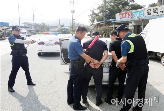 곡성경찰, 추석 전 강력사건 FTX 실시로 현장대응능력 강화