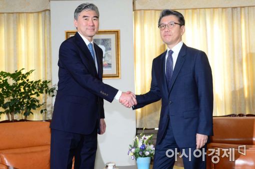 [포토]韓-美 북핵 대응 방안 협의 