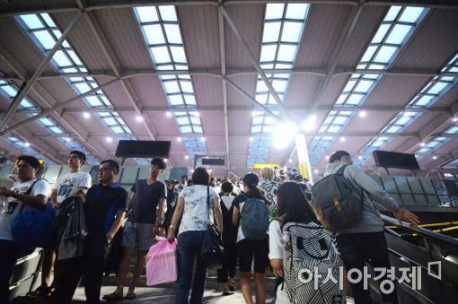 [포토]고단한 귀경길