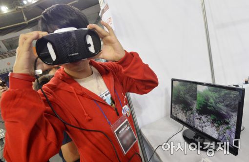 [포토]서울 모빌리티 해커톤 VR 체험