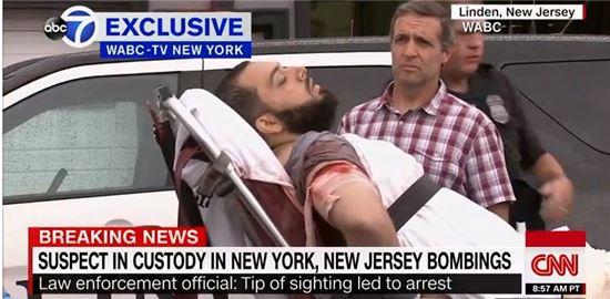 뉴욕 폭탄 폭발, 용의자 총격전 끝 체포(상보)