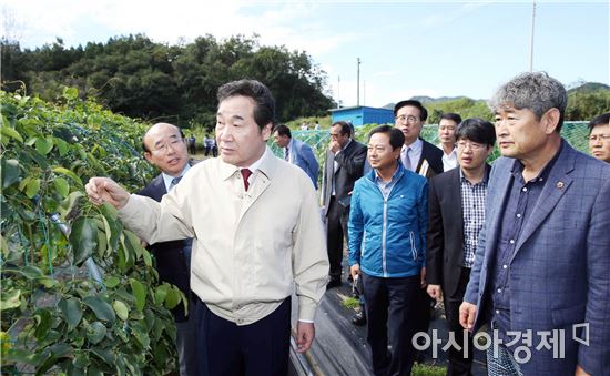 이낙연 전남도지사, 천연신약 원료‘멀꿀’재배 현장 살펴