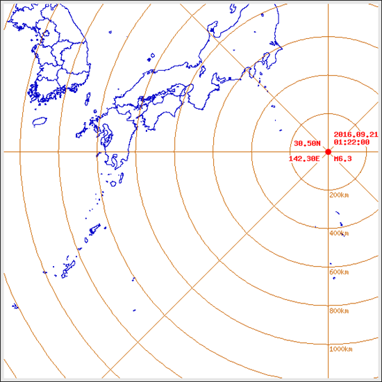 일본 혼슈 동남부서 규모 6.3 지진…한반도 영향 없나?