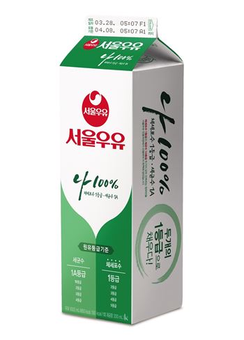 서울우유, '나100%우유' 출시 효과…흰우유 판매량 '껑충'