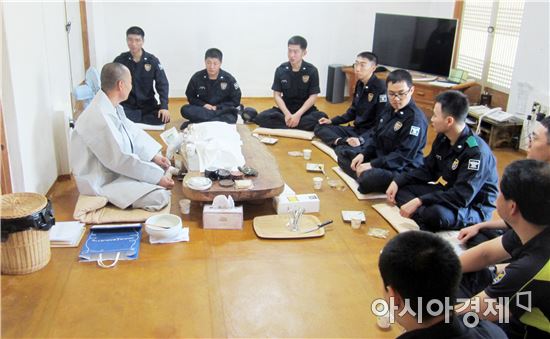 곡성경찰, 의경대원 역사·문화 탐방 활동 실시