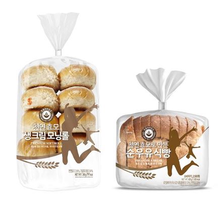 삼립식품, '천연효모 생크림 모닝롤과 순우유식빵' 출시