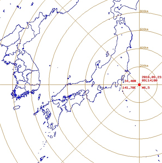 일본 지진, 혼슈 해역서 또 6.5 규모로…기상청 "국내 영향 없을 듯"