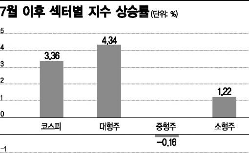 외국인 순매수 80% '대형주' 편식